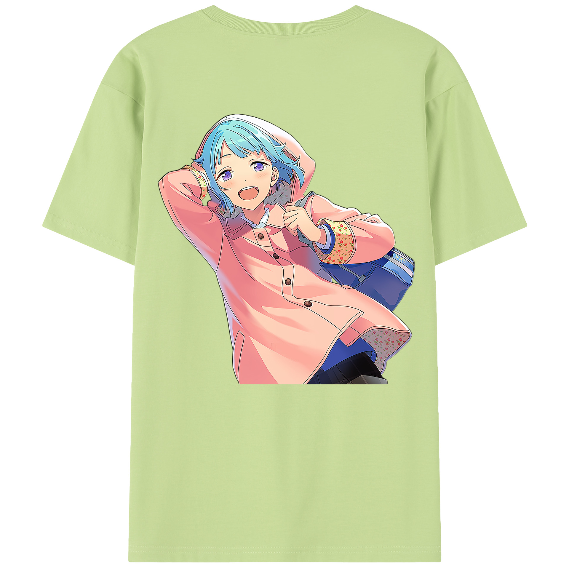 （画像用） あんさんぶるスターズ! Ensemble Stars 綿100％半袖Tシャツ（背面プリント）
